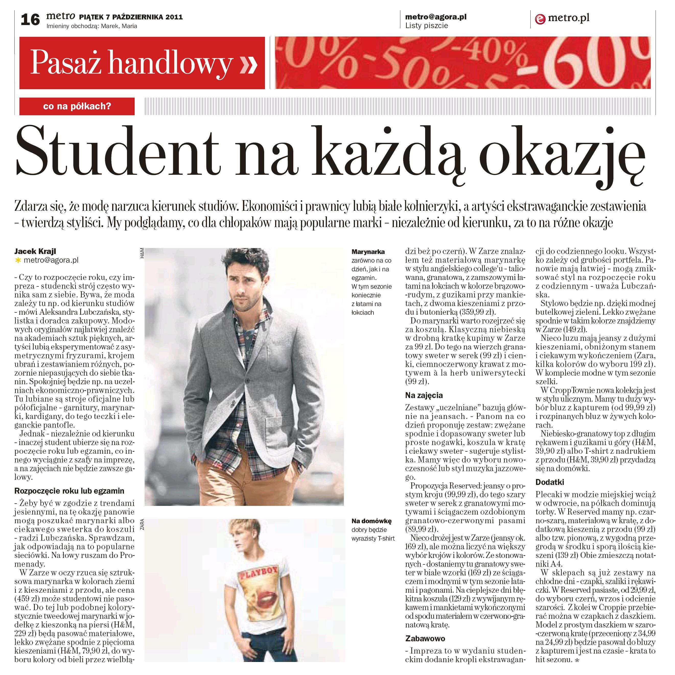 moda studencka